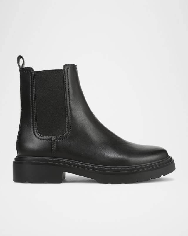 Pinecrest II Leather Lug-Sole Chelsea Boots